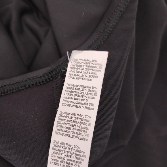 Spanx One Piece Ruffle Swim Dress Black Slimming Shaping Swimsuit Size 14 - Picture 5 of 5